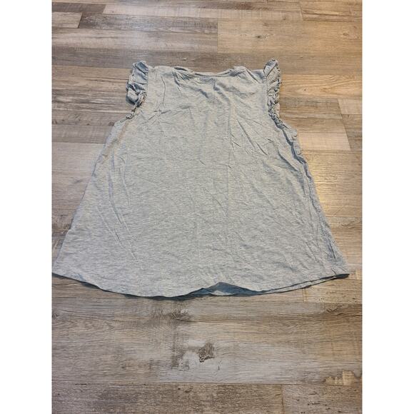 Maurices large women's gray ruffle tank top - Picture 3 of 8